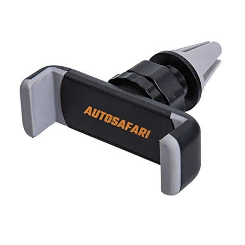 AutoSafari Car Cell Phone Holder | Black Cell Phone Mount, Cell Phone Dash Mount, Cell Phone Car Accessories, Cell Phones, Car Holder, Car, For IPhone 7, 6, 5 Samsung Galaxy S7, S7 Edge, S6,S5