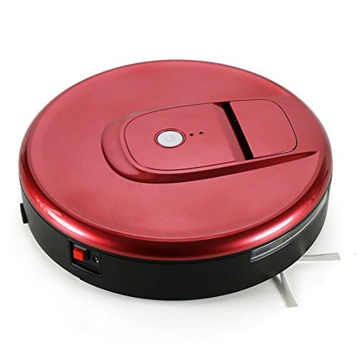 Automatic Robot Vacuum Cleaner - Smart Robotic Vaccum Cleaner Floor Sweeper High Suction with Drop-Sensing,Intelligent Light Sensing Technology &amp; Anti-collision Sensor for Hard Floor and Thin Carpet