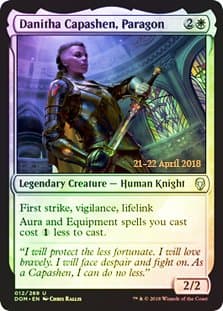 Magic SinglesDanitha Capashen, Paragon - Foil - Dominaria - Prerelease Promo