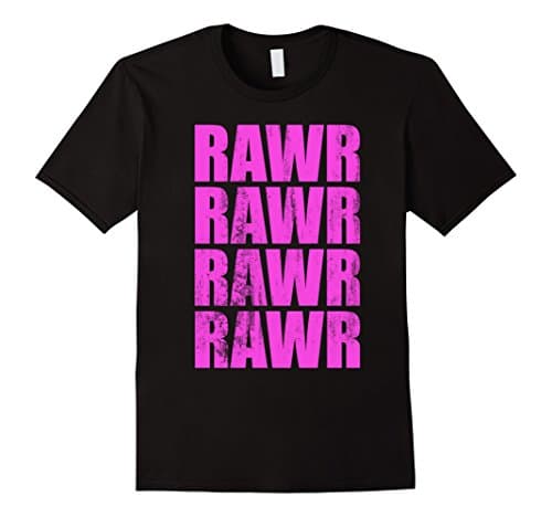 Men's Perfect EMO Girl Style : Pink RAWRs Medium Black