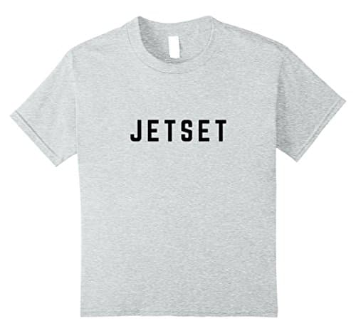 Kids Jetset Travel Tshirt 8 Heather Grey