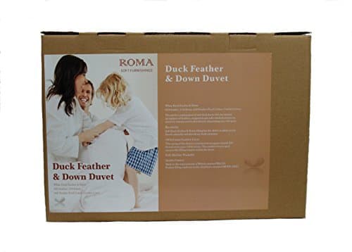 Ehome Store DUCK FEATHER & DOWN DUVET QUILT,10.5 Tog Size (Super King 260cm x 220cm)