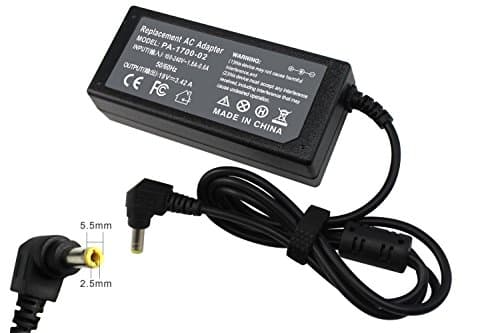 Easy&Fine asus charger Replaceent for X551 X551MA X551MA-RCLN03 X552LAV X555L X555LA X555LB X555LB-NS51 X555U X555UB d550ca q501la q501la-bbi5t03, 1 Year Warranty!