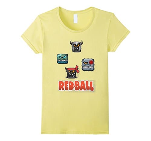Women's Red ball 4 Crazy T-shirt Medium Lemon