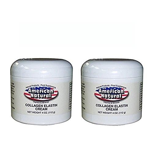 American Natural Collagen Elastin Cream 2 PACK 4 oz Skin Care Anti Aging
