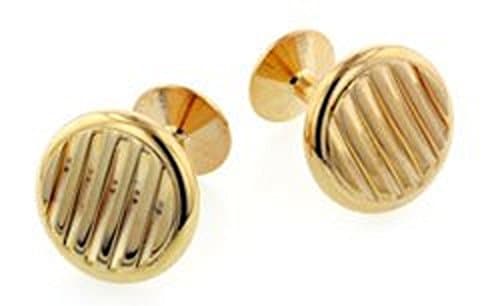 JJ Weston Lined Cufflinks. Made in the USA