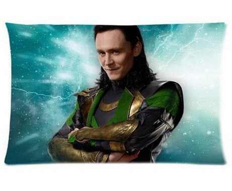 Smiling Loki Pillowcases Custom 16"x24" Two Sides Cool Comfortable Pillow Case