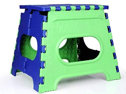 12 Inch Plastic Folding Step Stool for Kids and Adults