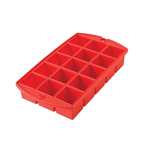 Tulz 37099 Mini Ice Block Tray, Silicone, Ruby