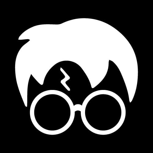 Harry Porter Decal Car Window Vinyl Decal Sticker 6"