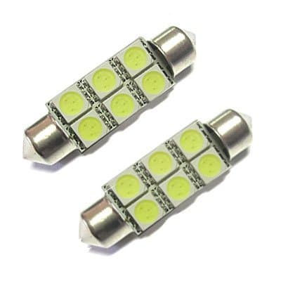 XtremeAuto® 12V Light Bulbs 39MM - 239 - 272 Number Plate Interior Light 6 SMD White x 2