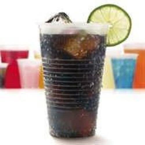 . Plastic Clear/Transparent Cups 7 Oz (100 Count) by Sipoes