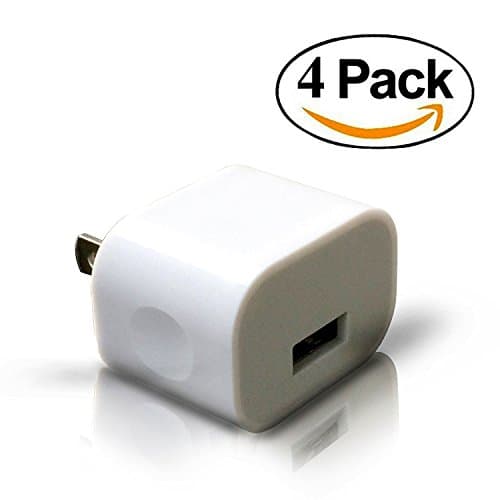 Celace USB Wall Lightning Charger for Smartphones - 4 Pack