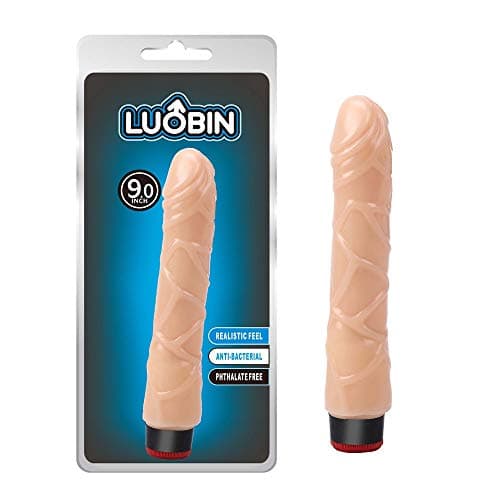 Smklcm 8.66 Inch Multi-Speed Vibrations Waterproof Personal Pleasant Toy Smklcm (Color : Beige)