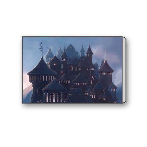 Global Artwork Printed,Hogwarts Harry Potter Canvas Prints ,Wall Art for Living Room Home Decor Stretched Ready to Hang (18 X 12 Inch)