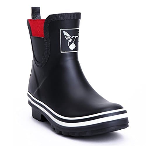 Evercreatures Black Wellies Ankle (8 B(M) US/UK6/EU39)