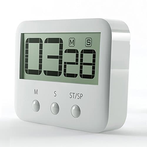 JOTHIN Large Kitchen Timer Loud with Magnetic JN118 (white)