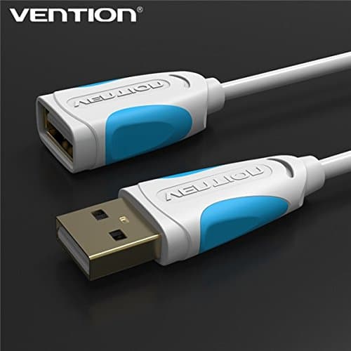 Vention VAS-A05 USB 2.0 Male to Female USB Cable Extender 1m/2m/3m/5m Gold Plated Connector (Random: length)
