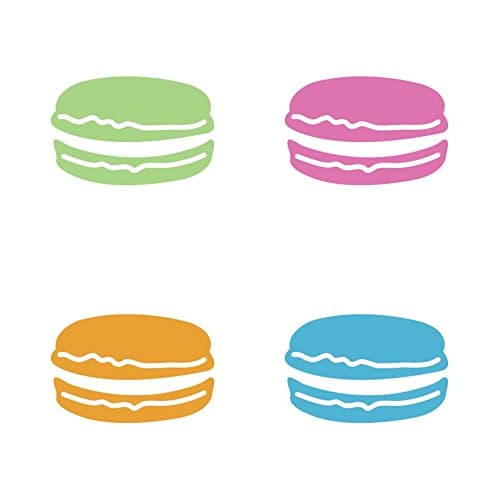 Macaron Pattern - Vinyl Wall Art Decal for Homes, Offices, Kids Rooms, Nurseries, Schools, High Schools, Colleges, Universities