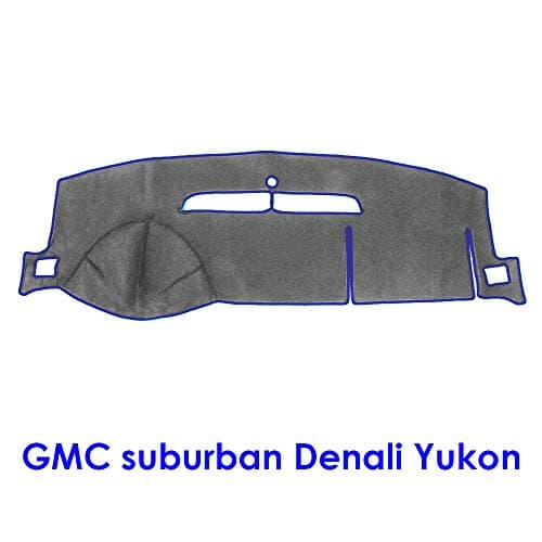 Anti-Slip Dashboard Covers Custom, Dashmat Sun Dash Cover Pad, Fits GMC Suburban Denali Yukon 2007-2013, MR056 (Gray-Blue)