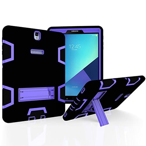 Galaxy Tab S3 9.7 Case, Fisel Three Layer PC &amp; Silicon High Impact Hybrid Drop Proof Armour Defensive Full Body Protective Case With Kickstand for Samsung Galaxy Tab S3 9.7" Tablet (SM-T820/T825/T827)