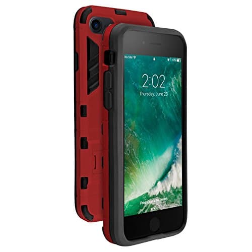 Surgit Rugged, Ultra-slim, Lightweight,Case For IPhone 7 (Red)