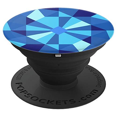 Jewel Pop Lapis Lazuli Pixel Gem Universe - PopSockets Grip and Stand for Phones and Tablets