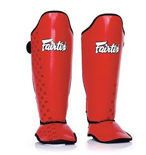 MMABLAST FAIRTEX COMPETITION SHIN GUARDS -SP5- RED