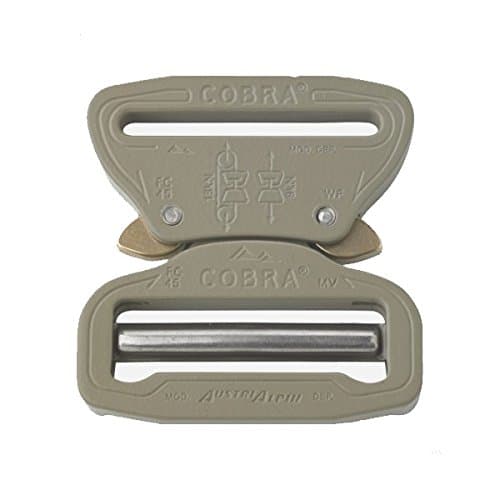 AustriAlpin Cobra Buckle 7075 Aluminum Quick Release Adjustable TAN499 (1" 25MM)