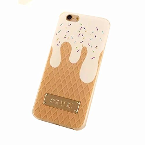 Jicheng Electronic Apple iPhone 5 5G 5S Ice cream biscuits Case,iPhone 5 5G 5S Victoria Secret case,3D cute Ice cream biscuits Design Replacement Victoria Secret TPU Case for Apple iPhone 5 5G 5S