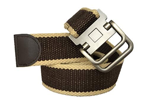 LEX TAVIS Military Tactical Web 100% Pure Washed Cotton Canvas Belt for Men & Boys