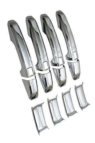 Chrome Handle Cover with Keyless Access and Inner Door Surround Trim Combo fit for Range Rover Evoque by xktuning