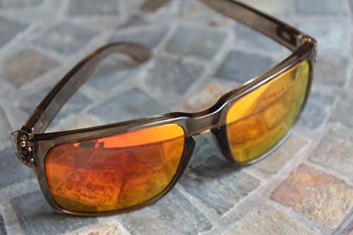 Tactical Lens MIA Polarized Fire Red Iridium Replacement Sunglasses Lenses For Oakley Holbrook (Red Fire Iridium)