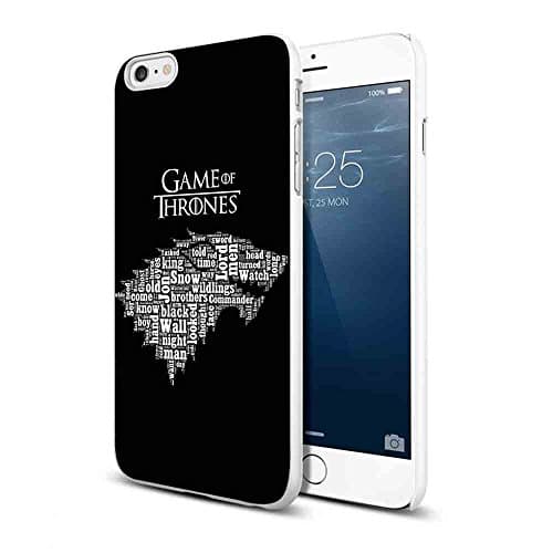 House Stark Logo Quote for Iphone and Samsung Galaxy Case (iPhone 6/6s white)