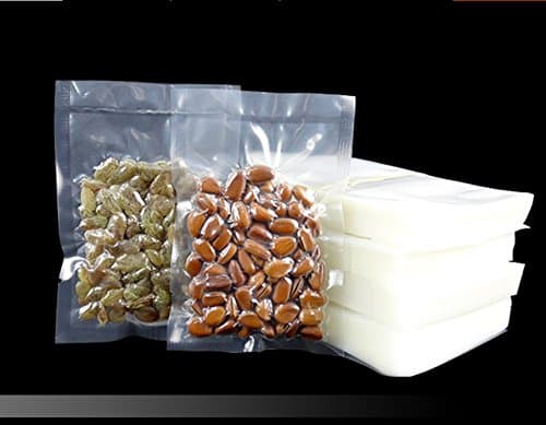50 pieces 7.9"Wx11.8"L High quality AA level Clear Vaccume Food Storage Bags Vacuum Sealer bag Food Saver for Bakery, Candle, Soap, Cookie,home, office, Restaurant, keep your food fresh (50)