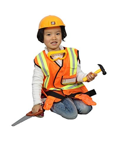 Moon Bay Construction Worker Costume Children Role Play Set
