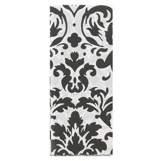 Black & White Damask Tissue Paper