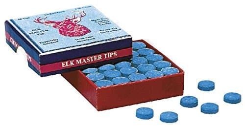 KBA Snooker Pool Elk Master Tip Box 50 Pieces (9 mm Size)