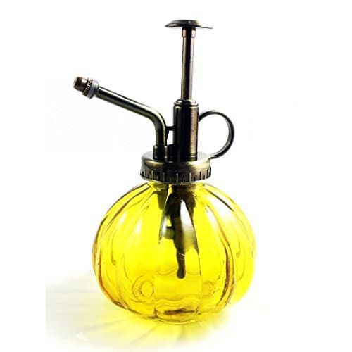 Yard Garden Tool Retro Style Watering Bottle Spray Pump Spout Cap (Yellow)