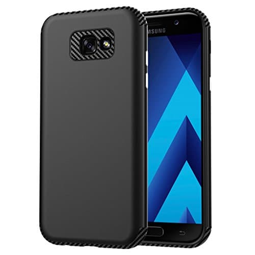 Galaxy A7 2017 Case, ARRYNN Slim Fit[Lightweight]Anti-Scratch Shockproof Dual layer Protective Bumper Case for Samsung Galaxy A7 2017(Black)