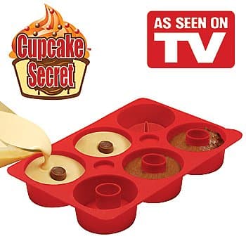 Cupcake Secret - As Seen On TV - Unique Non-stick Silicone Pan for Baking