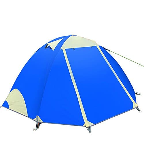 RFVBNM 2 persons Tent Camping Tent Backpacking Tents Keep Warm Waterproof Windproof Ultraviolet Resistant beach tent,blue