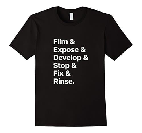 How to develop B&amp;W film shirt