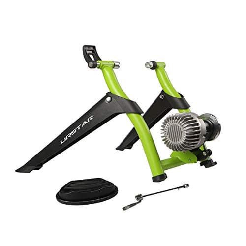 URSTAR Magnet Bike Trainer Stand - Bicycle Indoor Exercise Stand with Front Wheel Block and Skewer