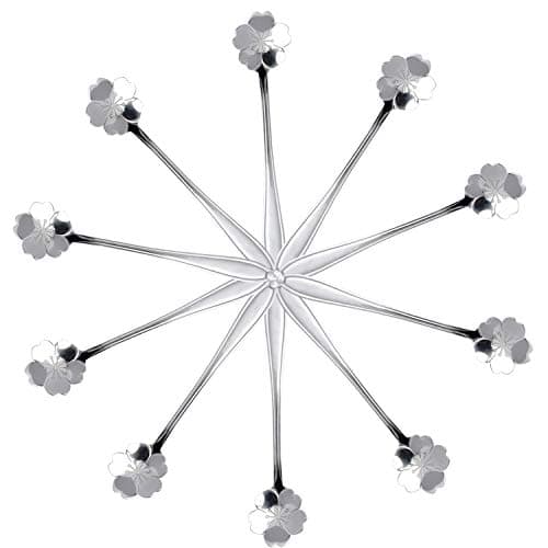 Da Hong Pao - Creative Flower Coffee Tableware Tea Stainless Steel Fruit Ks Set Cake Salad Cocktail Desser - Collection Bent E6000 Diffuser Pack Rest Dish Strainer Steeper Rack Leaf Bowls H