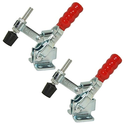 XRPAOWA 2PCS Vertical Hand Tool Quick-Release Toggle Clamp 200 lbs / 91kg Holding Capacity Antislip Clamp 12050 Hand Tool