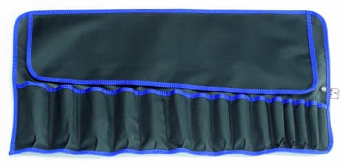 Heytec 90880701500 Tool Wallet with 15 Compartments, Black/Blue