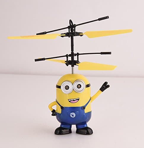 Boy ME Minion Flying Toy Flash Ball Remote Control Infrared RC Toys Despicable Helicopter Quadcopter Drone - WDLLC
