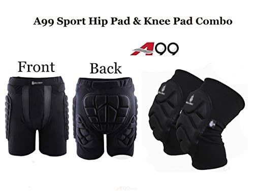 A99 Sport Ski Hip Pad &amp; Knee Pad Combo (Large)