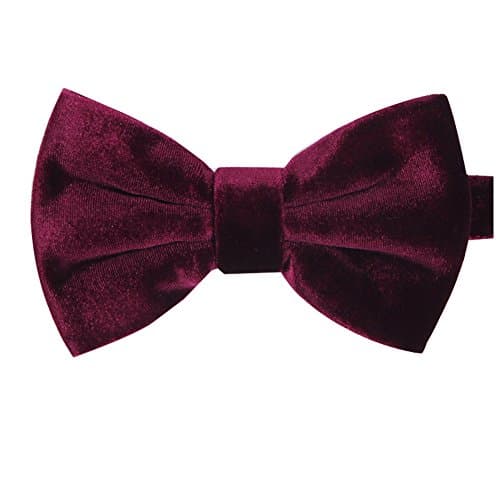 iHomorMen's Velvet Bow Tie Many Colors